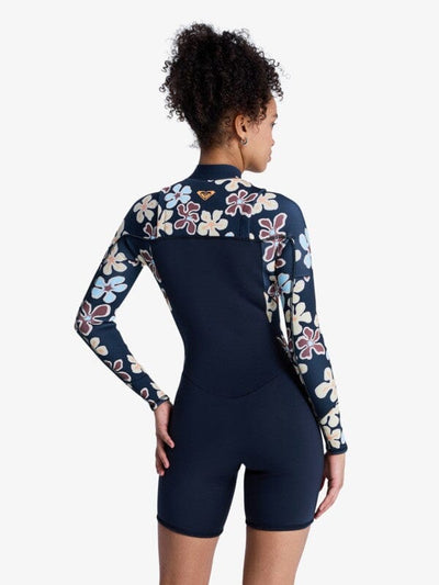 Swell 2mm Natural Long Sleeve Spring Suit - Flower Women's wetsuits Roxy 