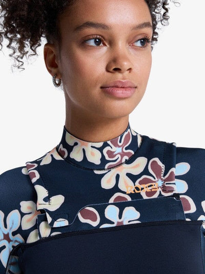 Swell 2mm Natural Long Sleeve Spring Suit - Flower Women's wetsuits Roxy 