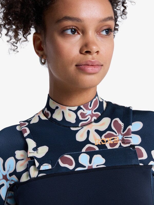 Swell 2mm Natural Long Sleeve Spring Suit - Flower Women's wetsuits Roxy 