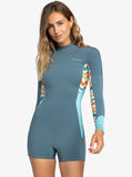 Swell Series 2mm Long Sleeve Back Zip Springsuit - Starglazer (2025) Women's wetsuits Roxy 