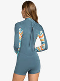 Swell Series 2mm Long Sleeve Back Zip Springsuit - Starglazer (2025) Women's wetsuits Roxy 