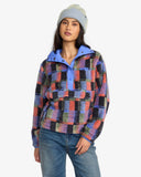 Switchback Mock Neck Sweatshirt - Multi Women's Hoodies & Sweatshirts Billabong XS 