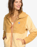 Switchback Zip Fleece - Hemp 2 Women's Hoodies & Sweatshirts Billabong 