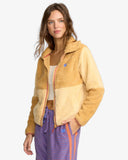 Switchback Zip Fleece - Hemp 2 Women's Hoodies & Sweatshirts Billabong 