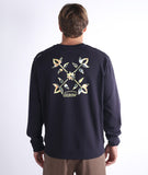 Tagtan Sweatshirt - Deep Marine Men's Hoodies & Sweatshirts Oxbow 