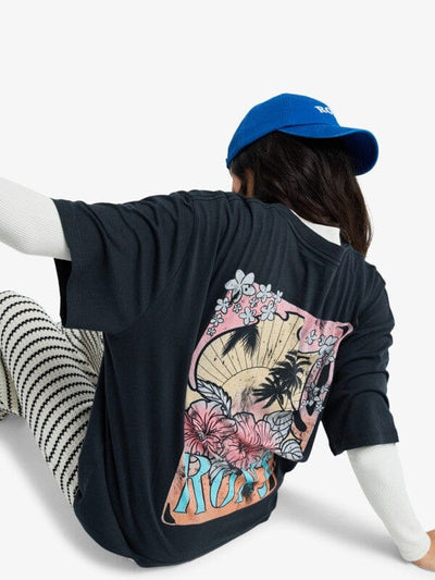 Talloversize Washed - Anthracite Women's T-Shirts and Vest Tops Roxy 