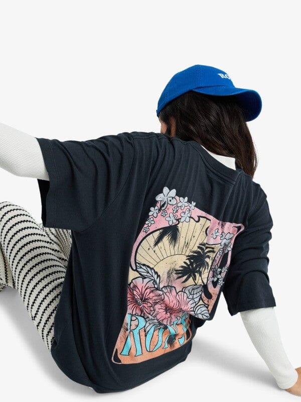 Talloversize Washed - Anthracite Women's T-Shirts and Vest Tops Roxy 