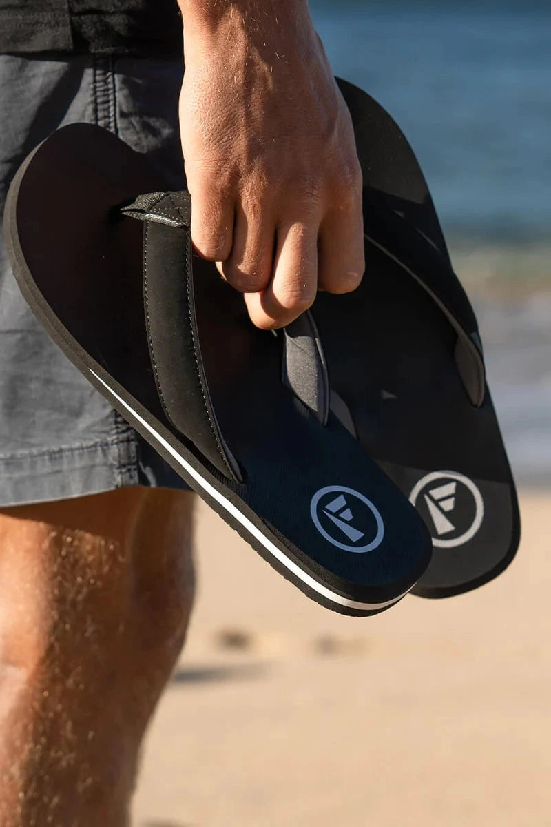 Tarlan Flip Flops - Black Men's Shoes & Flip Flops Foamlife 