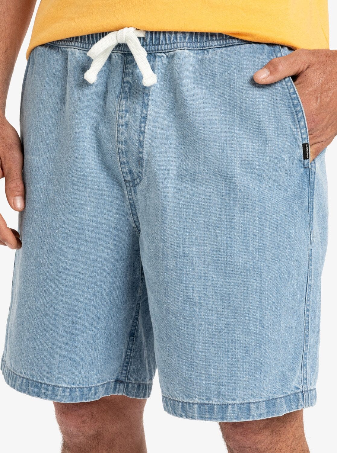 Taxer Denim Short - Stone Wash Men's Shorts & Boardshorts Quiksilver 