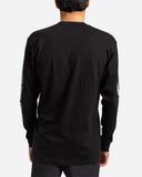 Team Lost Long Sleeve Tee - Black With Cyan Men's T-Shirts & Vests Lost 