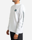 Team Lost Long Sleeve Tee - White With Cyan Men's T-Shirts & Vests Lost 