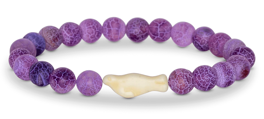 The Glide Bracelet - Coral Reef Violet Jewellery Fahlo 