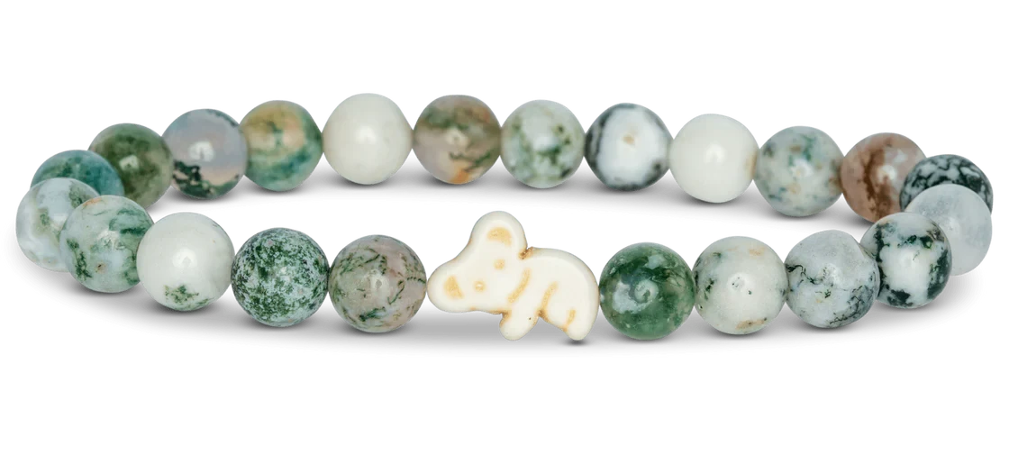 The Lounge Bracelet - Eucalyptus Green Jewellery Fahlo 