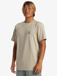 The Original - T-Shirt - Plaza Taupe Men's T-Shirts & Vests Quiksilver 