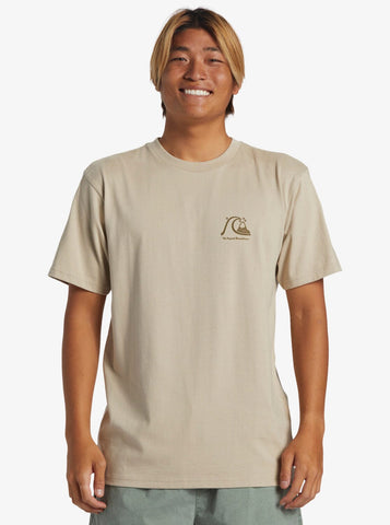 The Original - T-Shirt - Plaza Taupe Men's T-Shirts & Vests Quiksilver S 