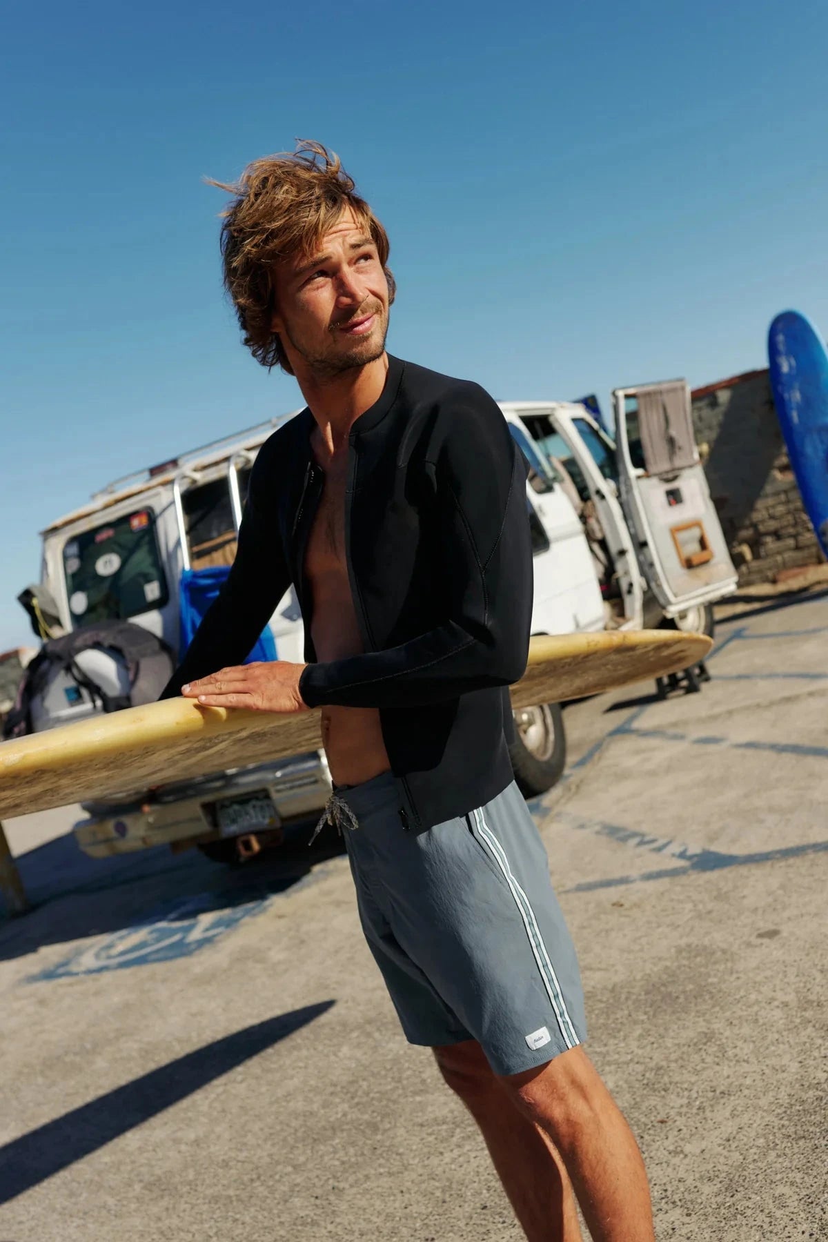 Theo Hybrid Trunk - Tempest Blue Men's Shorts & Boardshorts Katin 