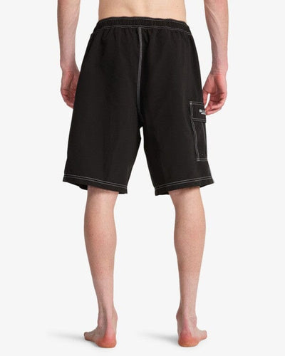 Throw On Layback 19" Swim Short - Black Men's Shorts & Boardshorts Billabong 
