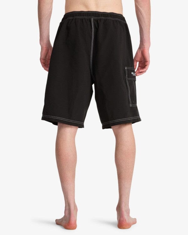 Throw On Layback 19" Swim Short - Black Men's Shorts & Boardshorts Billabong 