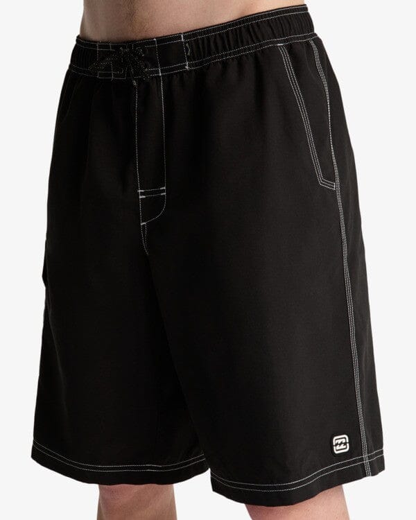 Throw On Layback 19" Swim Short - Black Men's Shorts & Boardshorts Billabong 