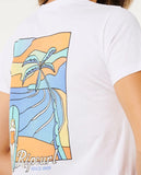 Tide Line Standard Tee - Optical White Women's T-Shirts and Vest Tops Rip Curl Women 