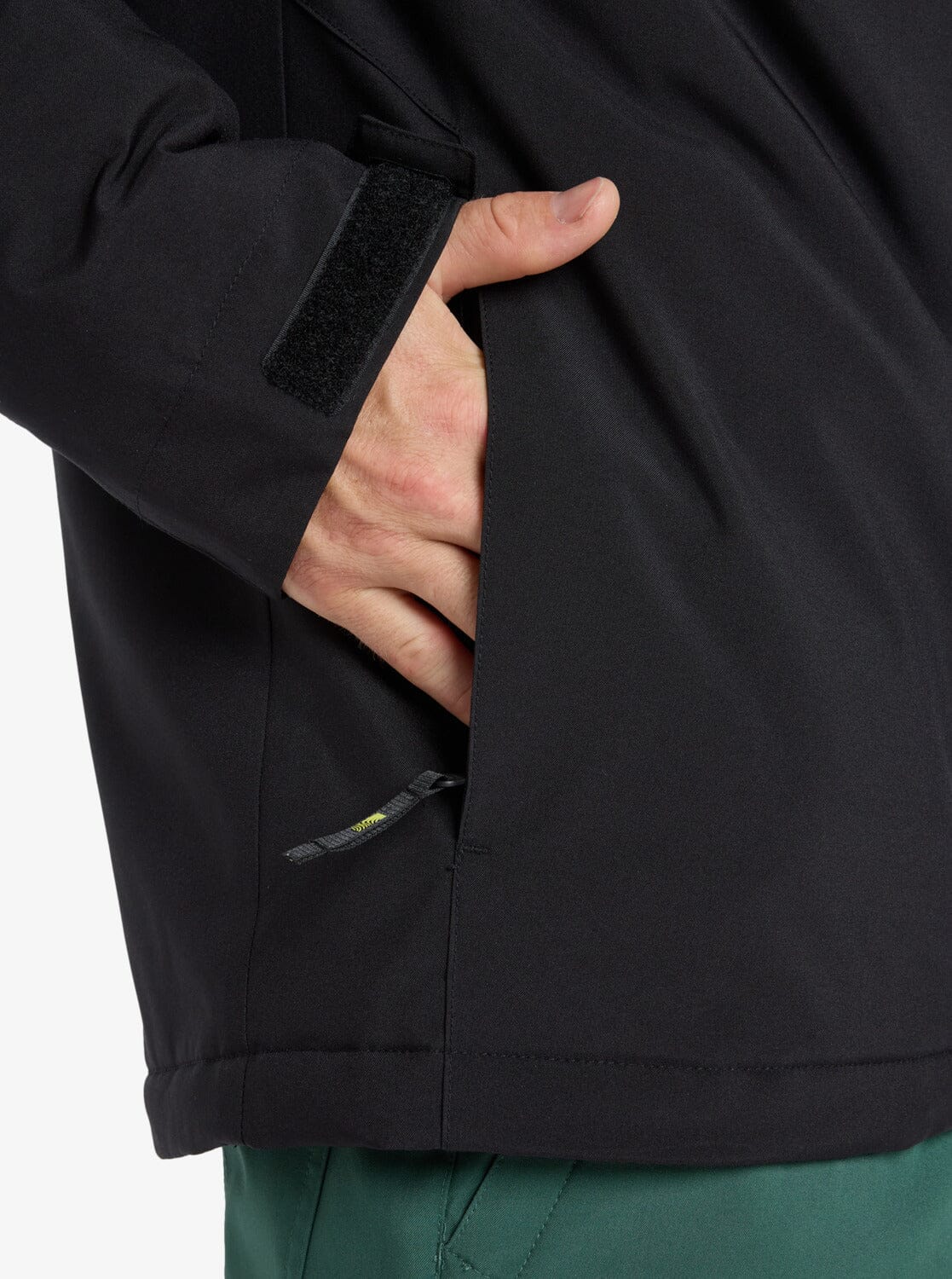 Titano Jacket _ True Black Men's Jackets Quiksilver 