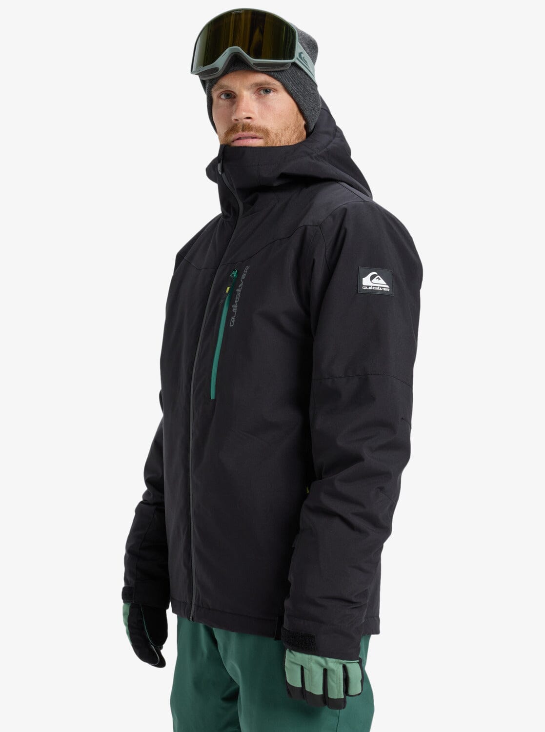 Titano Jacket _ True Black Men's Jackets Quiksilver 