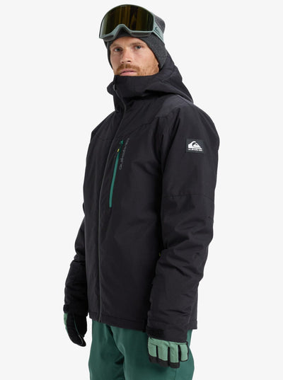 Titano Jacket _ True Black Men's Jackets Quiksilver 