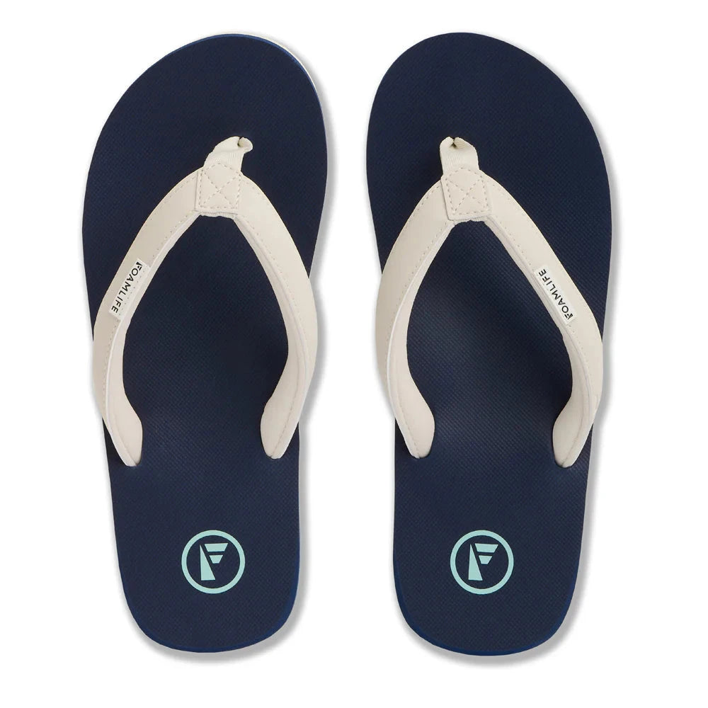 Traa-SC Flip Flops - Navy Women's Flipflops,Shoes & Boots Foamlife UK 4 