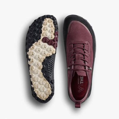 Tracker Leather AT Low II Suede Mens - Fig Men's Shoes & Flip Flops Vivobarefoot 