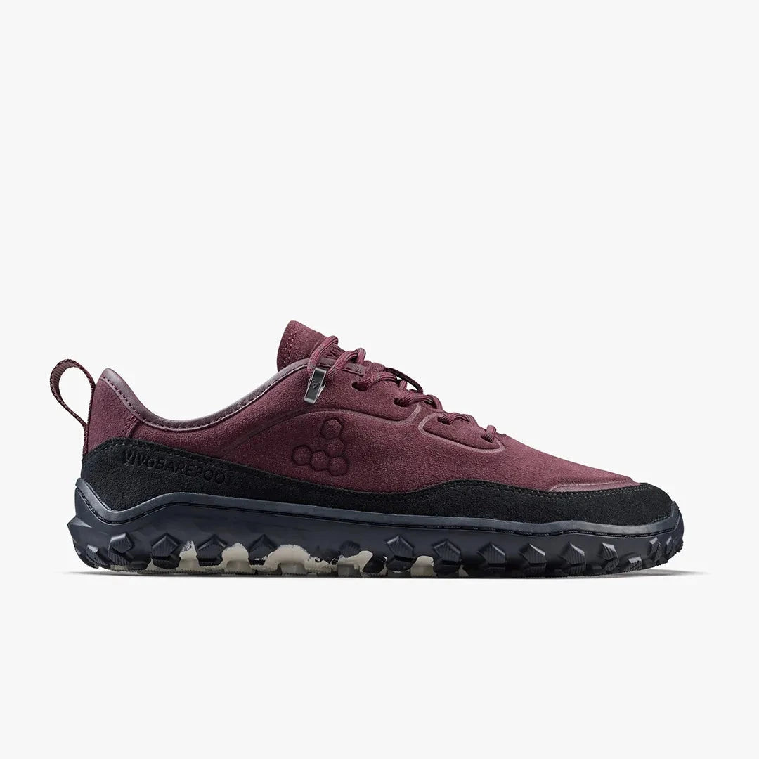 Tracker Leather AT Low II Suede Mens - Fig Men's Shoes & Flip Flops Vivobarefoot UK 9 