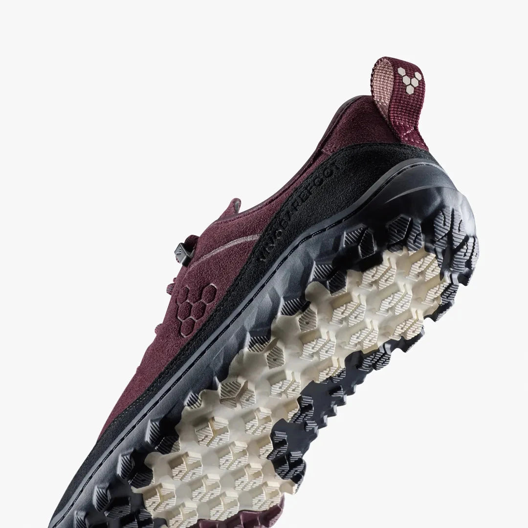 Tracker Leather AT Low II Suede Womens - Fig Women's Flipflops,Shoes & Boots Vivobarefoot 