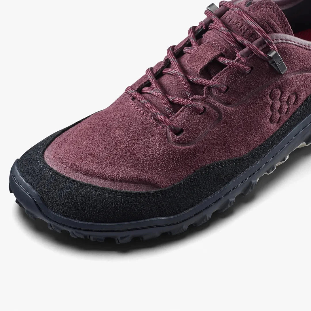 Tracker Leather AT Low II Suede Womens - Fig Women's Flipflops,Shoes & Boots Vivobarefoot 