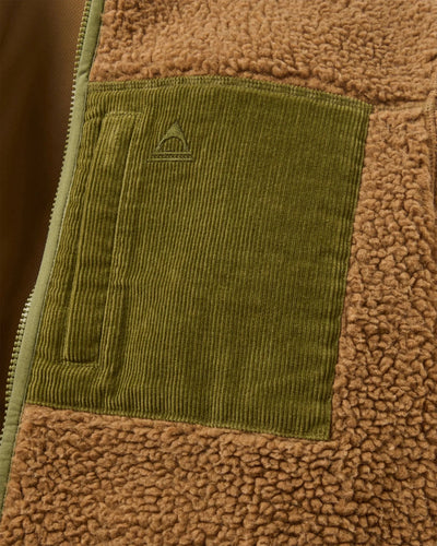 Trekker Deep-Pile Sherpa Fleece - Caramel Men's Jackets Passenger 