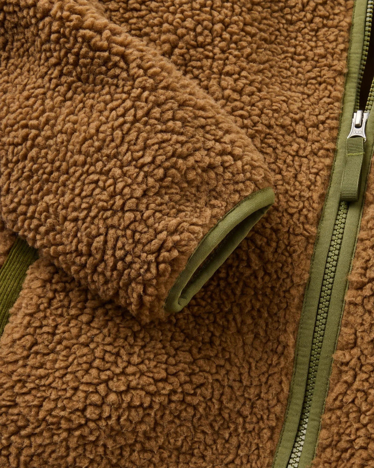 Trekker Deep-Pile Sherpa Fleece - Caramel Men's Jackets Passenger 
