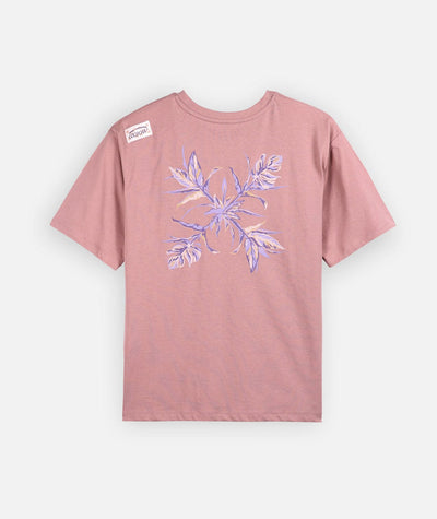 Tropics Tee - Dusty Rose Women's T-Shirts and Vest Tops Oxbow 