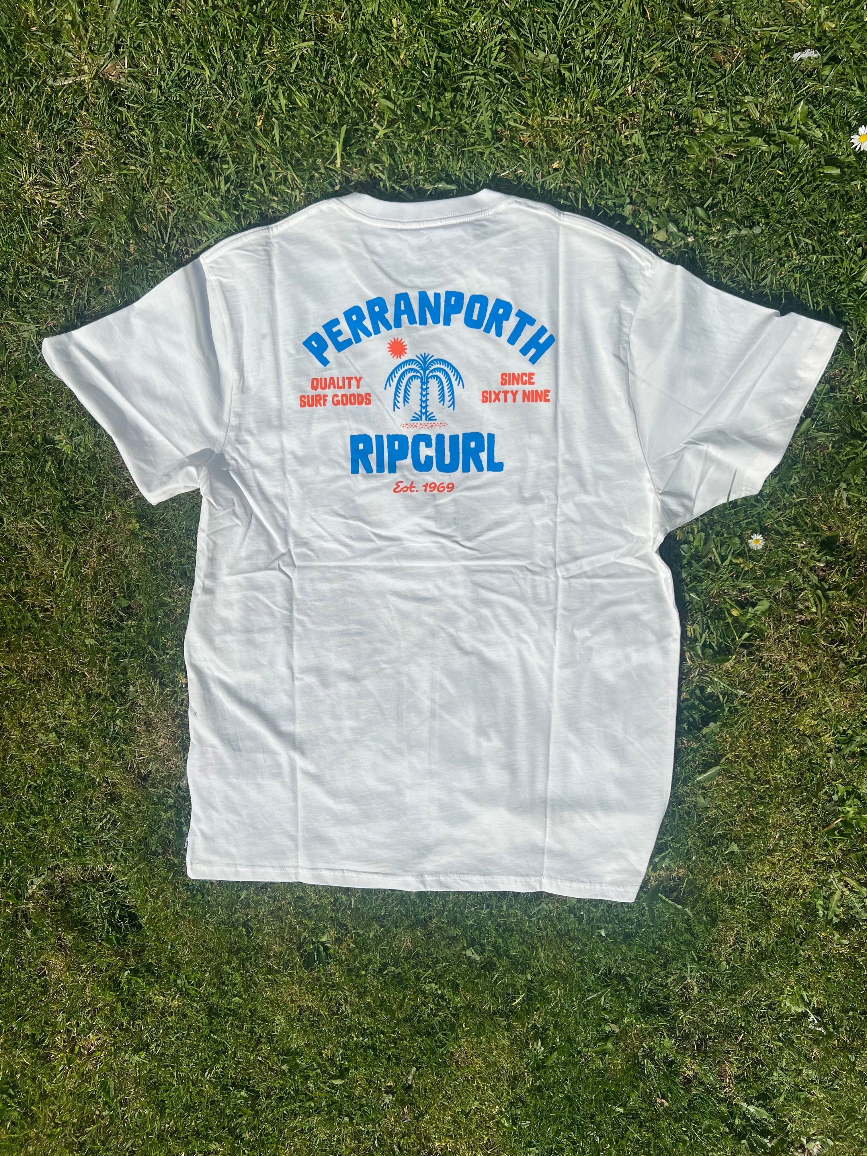 Utopia Perranporth Desto Tee - Bone Men's T-Shirts & Vests Rip Curl 