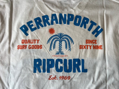 Utopia Perranporth Desto Tee - Bone Men's T-Shirts & Vests Rip Curl S 