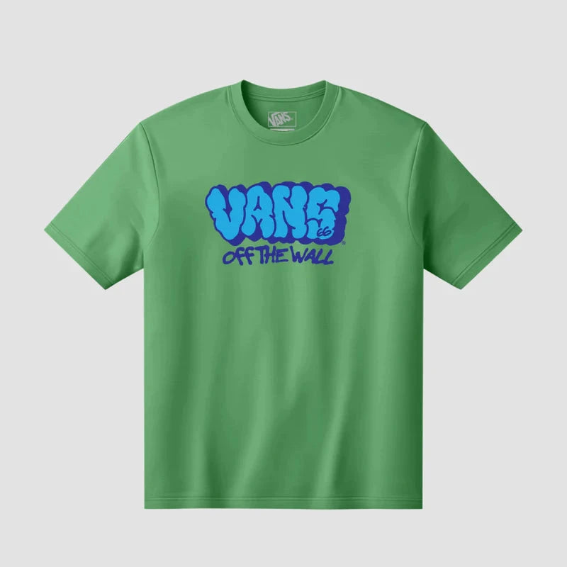 Vans Graff Kids Tee - Vivid Verdant Children's Tees Vans Youth S 