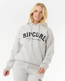 Varsity Hoodie - Grey Marle/Black Women's Hoodies & Sweatshirts Rip Curl Women 