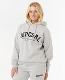 Varsity Hoodie - Grey Marle/Black Women's Hoodies & Sweatshirts Rip Curl Women XS 