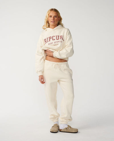 Varsity Sports Oversize Hood - Bone Women's Hoodies & Sweatshirts Rip Curl Women 