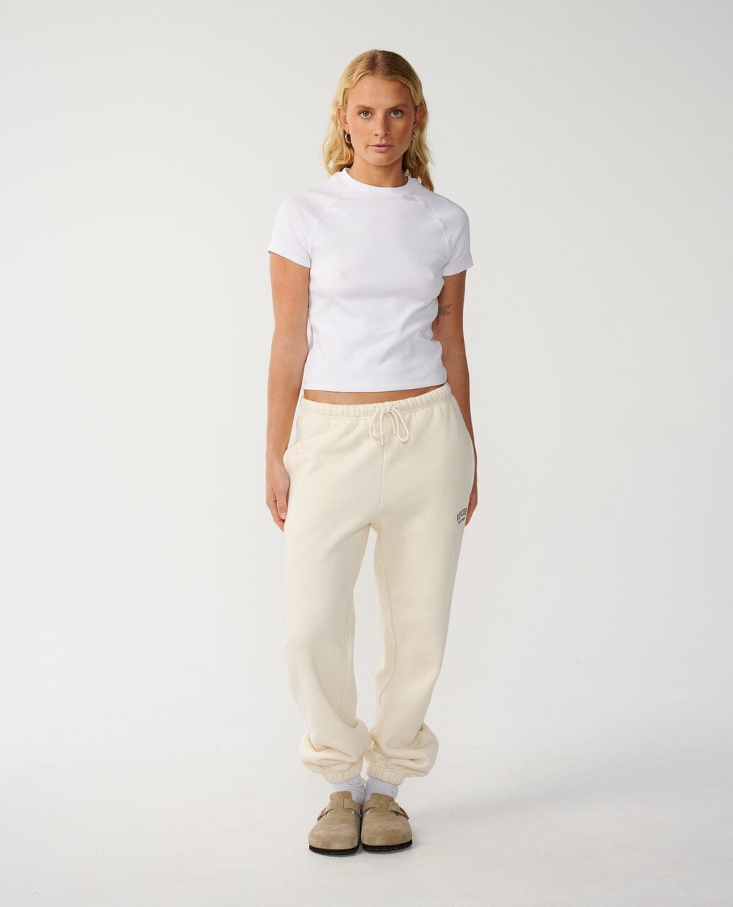 Varsity Sports Track Pant - Bone Women's Jeans & Trousers Rip Curl Women 