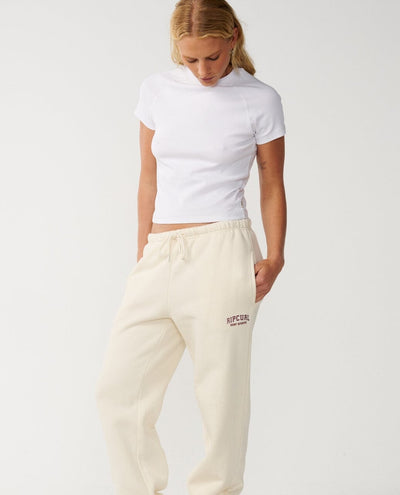 Varsity Sports Track Pant - Bone Women's Jeans & Trousers Rip Curl Women 