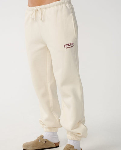 Varsity Sports Track Pant - Bone Women's Jeans & Trousers Rip Curl Women XS 