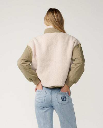 Venture Sherpa Jacket - Olive Women's Jackets Rip Curl Women 