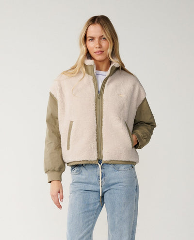 Venture Sherpa Jacket - Olive Women's Jackets Rip Curl Women S 