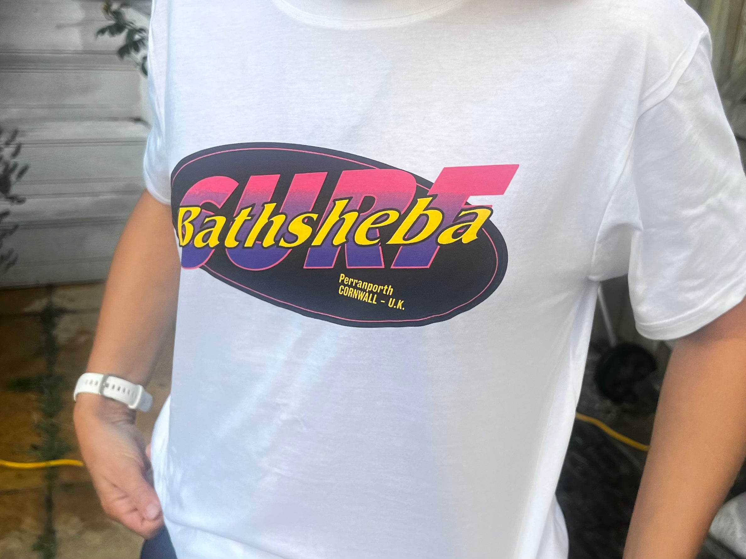 Vintage Sticker Tee - White Men's T-Shirts & Vests Bathsheba Surf 