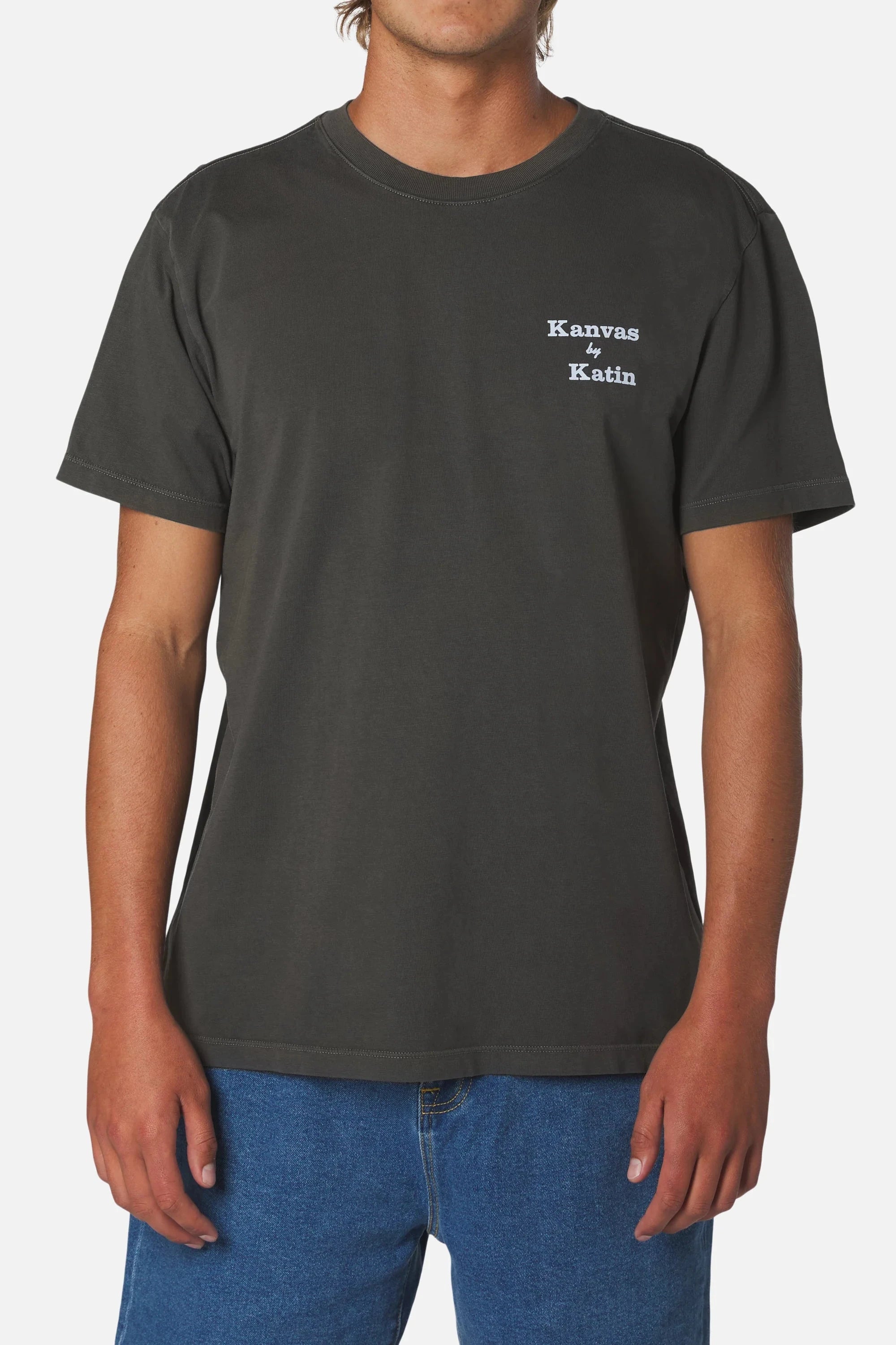 Visage Tee - Lead Men's T-Shirts & Vests Katin 
