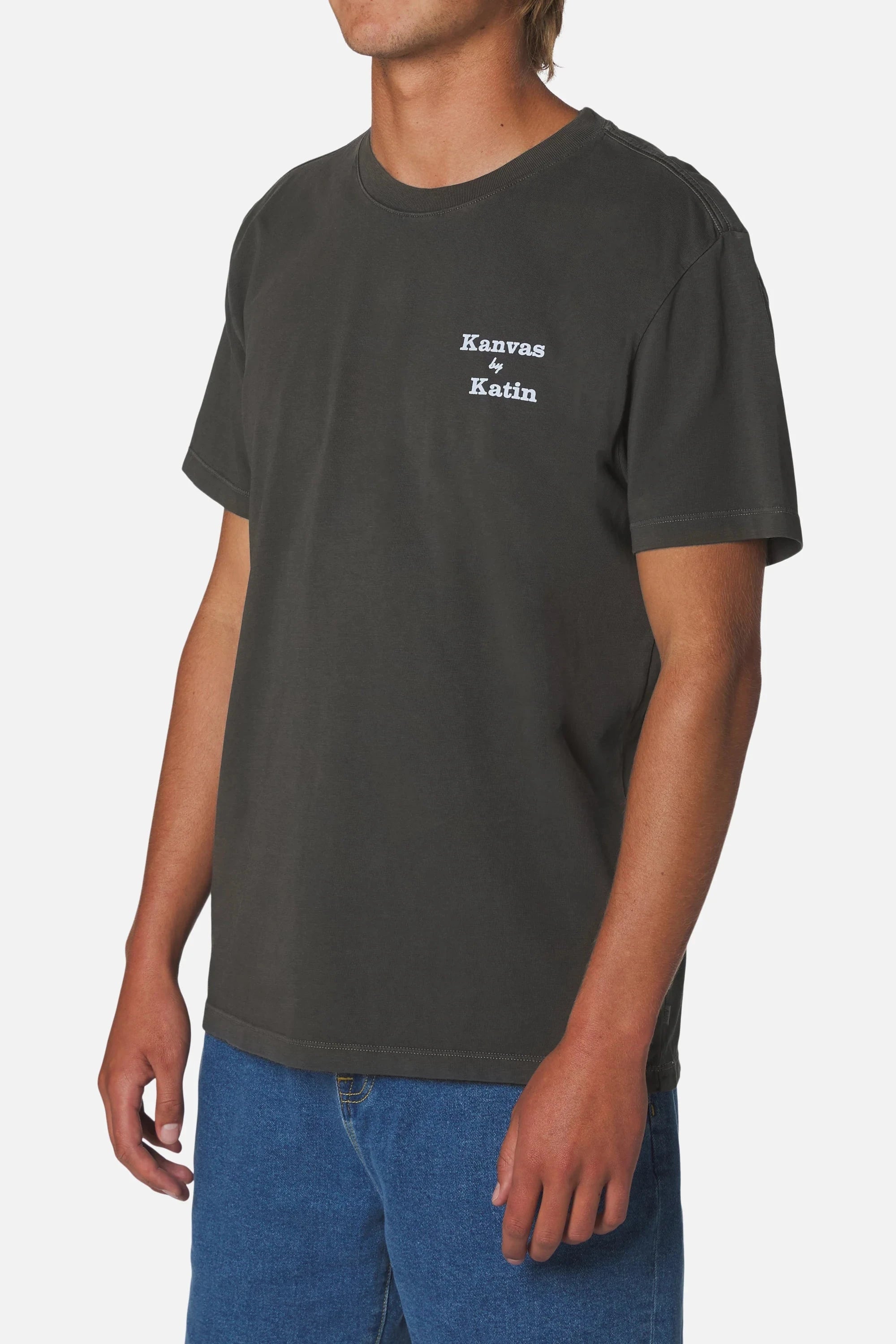 Visage Tee - Lead Men's T-Shirts & Vests Katin 