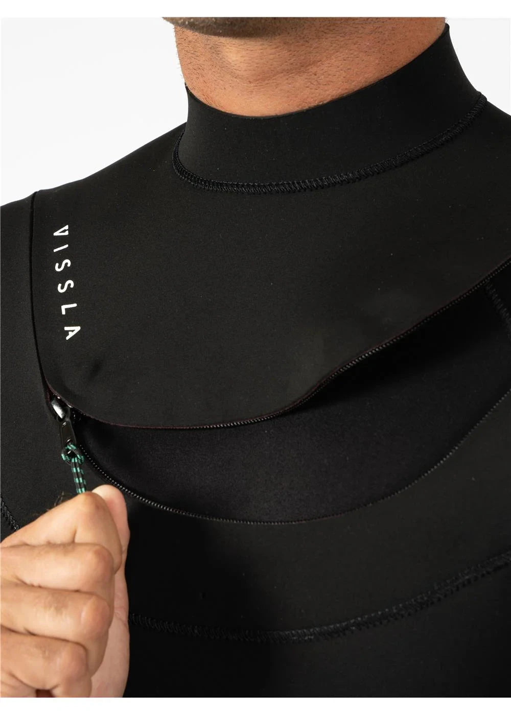 Vissla New Seas 3/2 U-Zip Wetsuit - BLK Wetsuits Vissla 